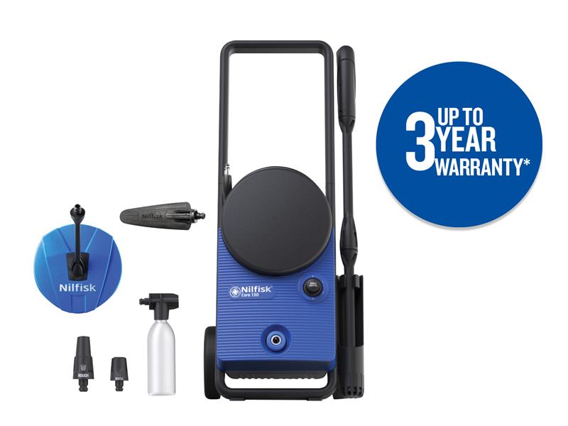 Nilfisk CORE 130 Home & Garden Powercontrol Pressure Washer 130 bar 240V