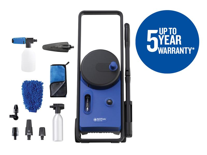 Nilfisk CORE 140 Powercontrol Premium Car Wash Pressure Washer 140 bar 240V