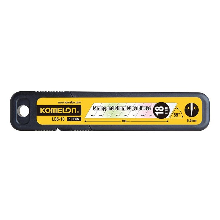 Komelon Snap-Off Blades 18mm (Pack 10)