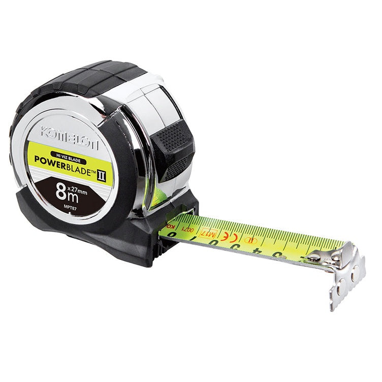 Komelon PowerBlade™ II Pocket Tape 8m (Width 27mm) (Metric only)