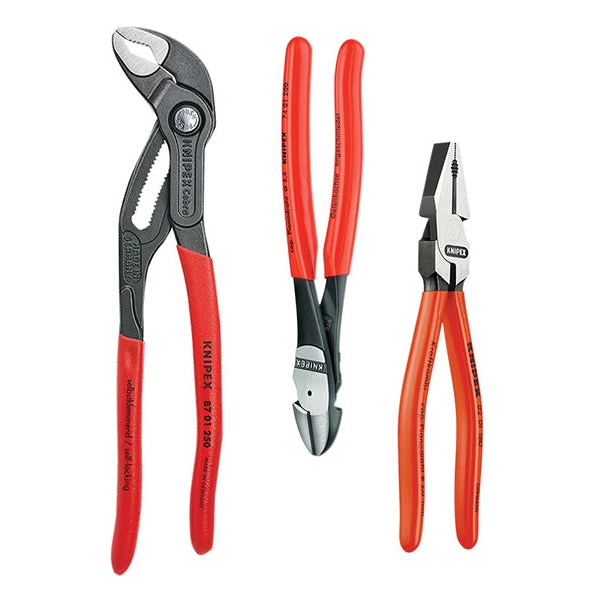 Knipex Power Pack High Leverage Pliers Set, 3 Piece