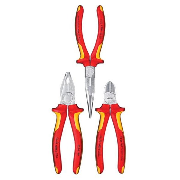 Knipex Elektro VDE Pliers Set, 3 Piece - Watson Hire