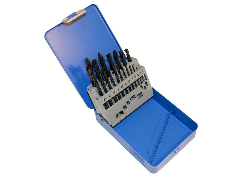 Krino Rolled HSS Twist Drill Bit Set, 25 Piece