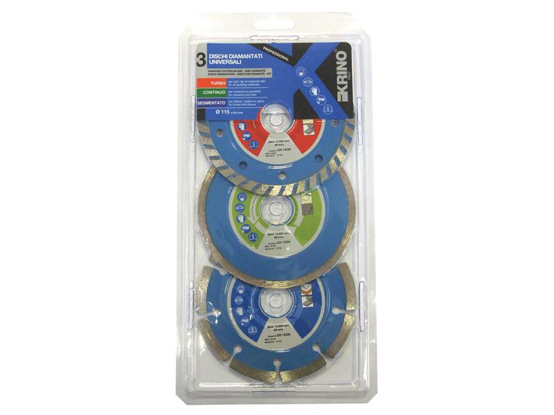 Krino Turbo Diamond Disc Set, 3 Piece