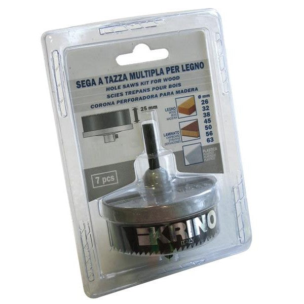 Krino 05080100 Holesaw Set, 7 Piece