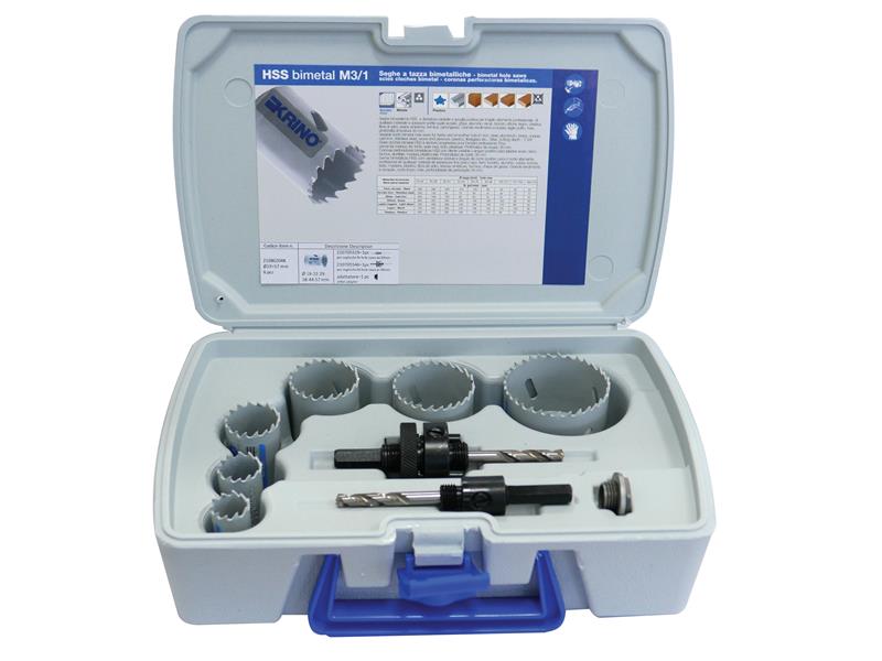 Krino Plumber's Holesaw Kit, 9 Piece