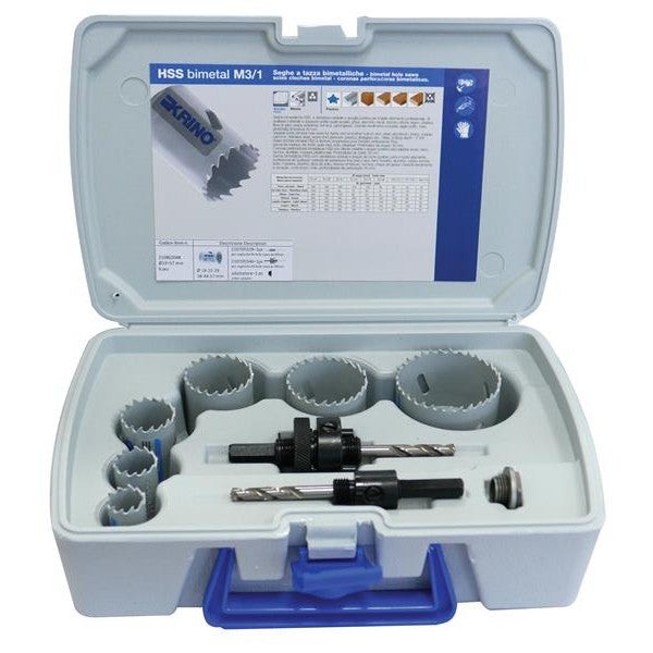 Krino Plumber's Holesaw Kit, 9 Piece