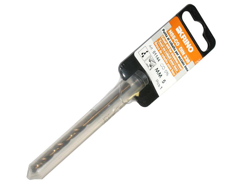 Krino Cobalt HSS Twist Drill Bit 10mm Display Pack