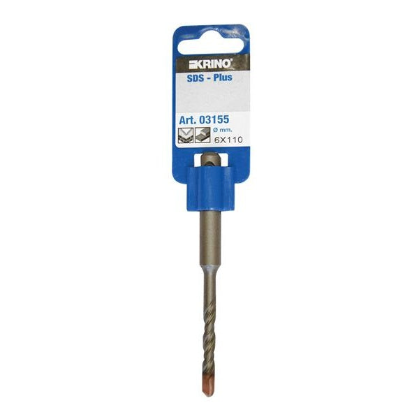 Krino SDS Plus Drill Bit 6 x 110mm Display Pack