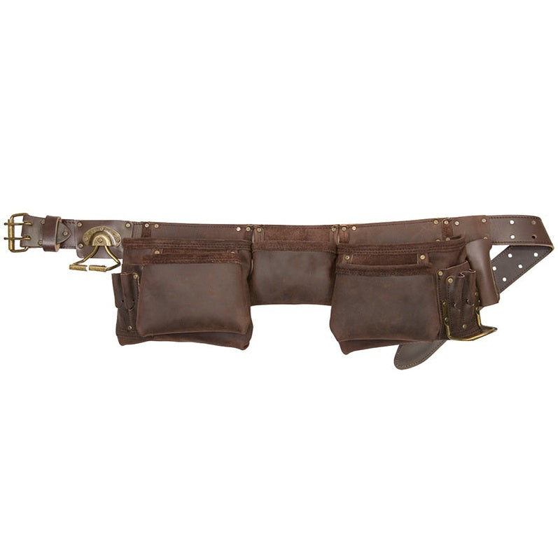 Kuny's 19427 Oiled Leather Construction Apron 12 Pocket