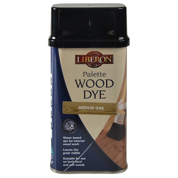 Liberon Palette Wood Dye Medium Oak 250ml