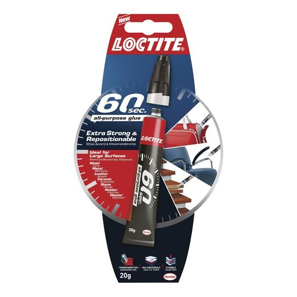 Loctite 60 Seconds All-Purpose Glue Tube 20g