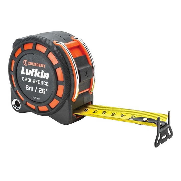 Crescent Lufkin® Shockforce Dual-Sided Tape 8m/26ft (Width 30mm)