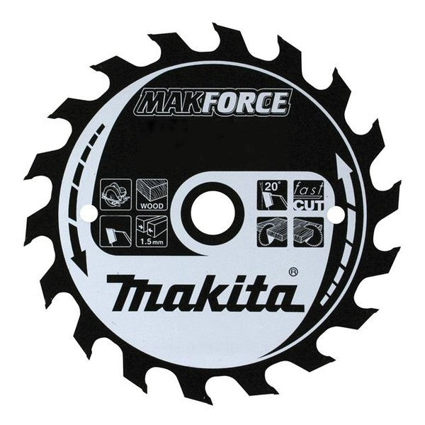Makita B-08458 MAKFORCE Portable Saw Blade 180 x 20mm x 40T
