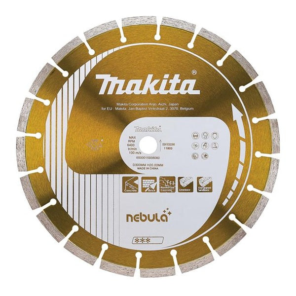 Makita B-54047 Nebula Diamond Blade 300 x 22.23mm