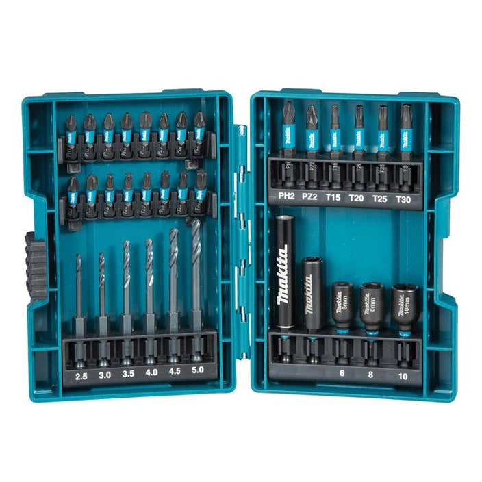 Makita B-66896 Impact Black Bit Set, 33 Piece