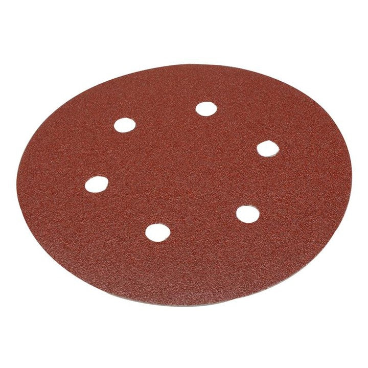Makita Red Abrasive Disc 150mm 80G (Pack 10)