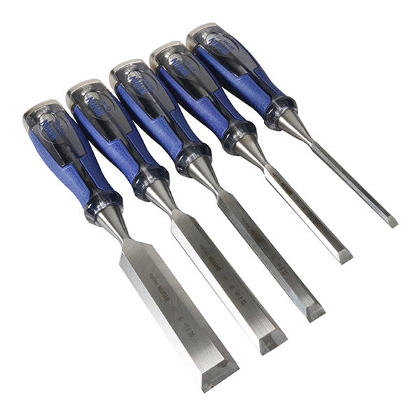 IRWIN® Marples® M750 Splitproof Pro Bevel Edge Chisel Set, 5 Piece
