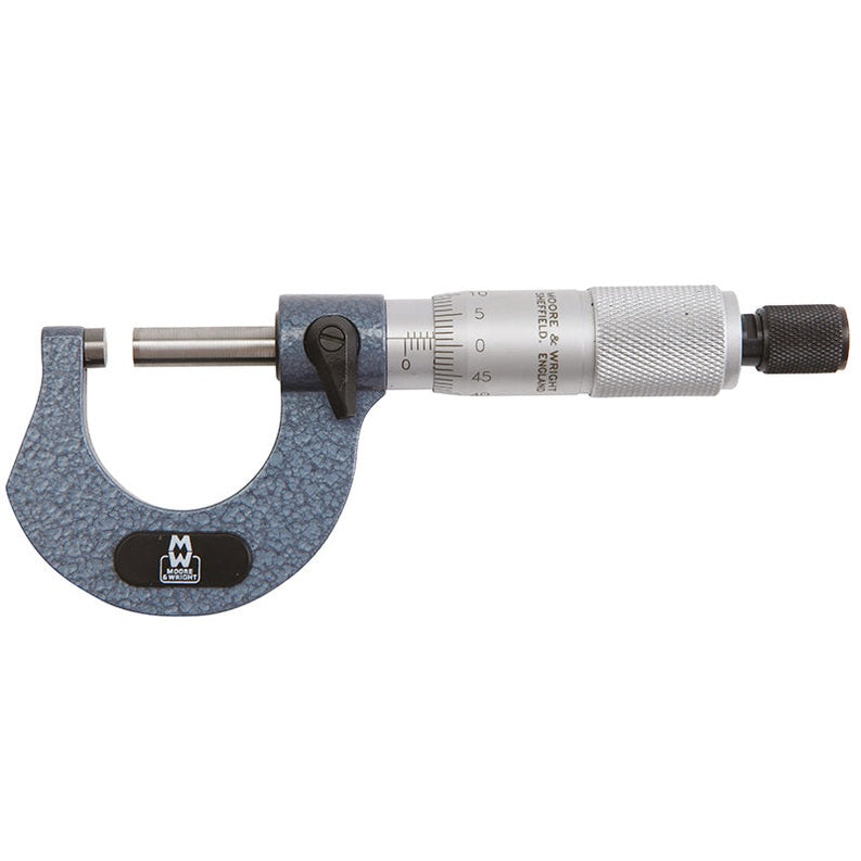 Moore & Wright 1965M Traditional External Micrometer 0-25mm/0.01mm - Watson Hire