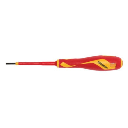 TENG TOOL Screwdriver 3.0mm x 100mm Flat 1000V - Watson Hire