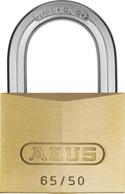 ABUS 65 SERIES BRASS 50MM PADLOCK KD CD