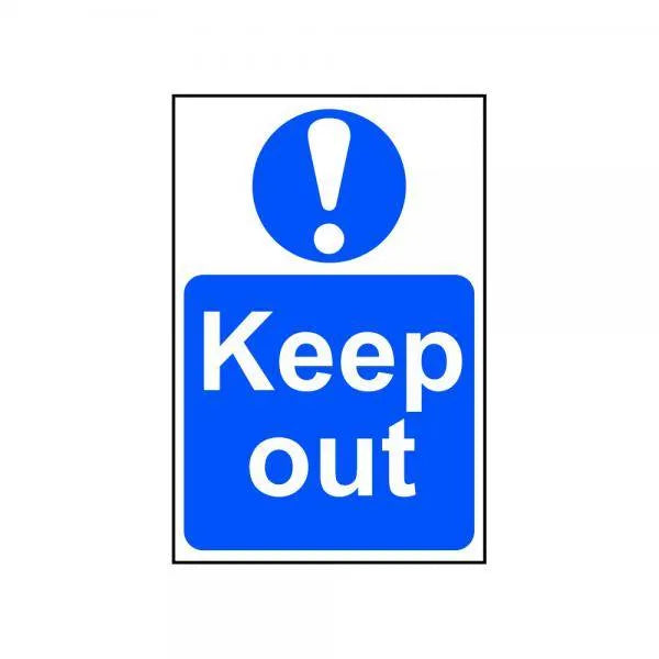 KEEP OUT - PVC (400 X 600MM)