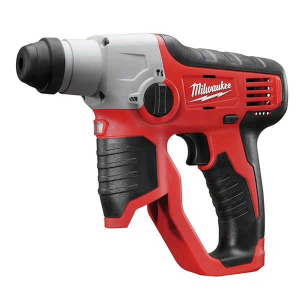 Milwaukee Power Tools M12 H-0 Compact SDS 2 Mode Hammer 12V Bare Unit