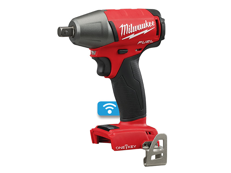Milwaukee Power Tools M18 ONEIWP12-0 Fuel™ ONE-KEY™ 1/2in Pin Detent Impact Wrench 18V Bare Unit
