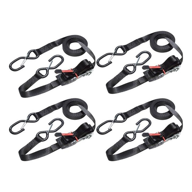 Master Lock Ratchet Tie-Down S-Hooks 4.25m 4 Piece
