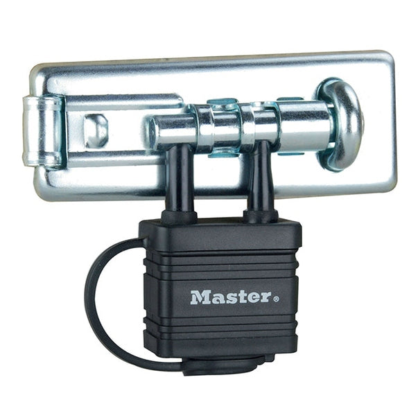 Master Lock Bolt Hasp with Integrated Lock 110mm