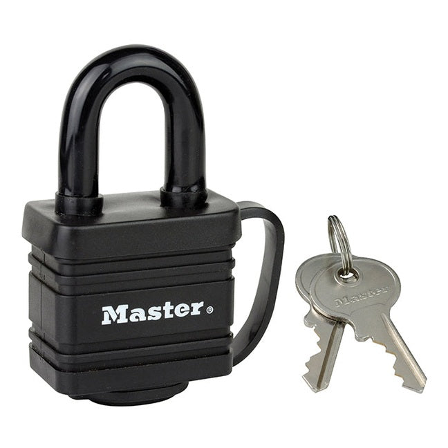 Master Lock Weather Tough® Black Finish 40mm Padlock