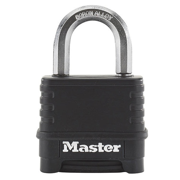 Master Lock Excell™ 4-Digit Black Finish Combination 50mm Padlock