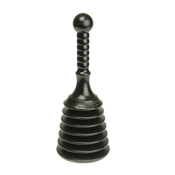 Monument 1460Y One Piece Handy Plunger Black 100mm (4in)