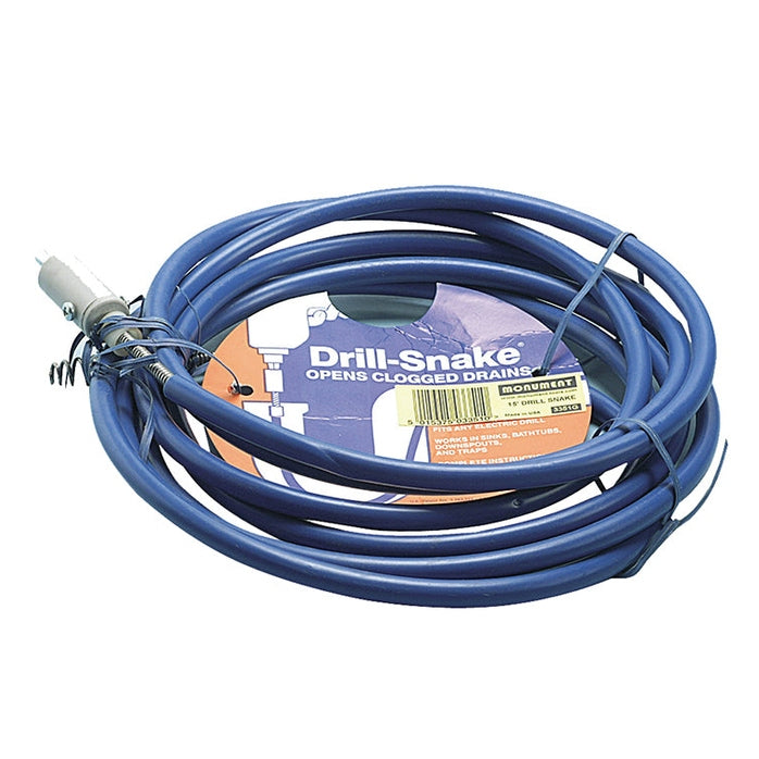 Monument 3351G Drill Snake - 15ft Snake