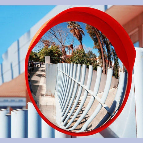 TOOLWAY 600MM CONVEX BLINDSPOT MIRROR & BRACKET