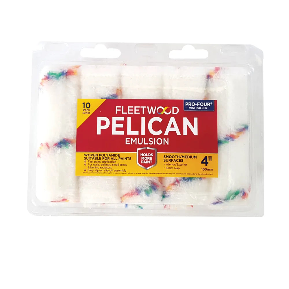 FLEETWOOD 4" PELICAN EMULSION SLEEVE 10PK