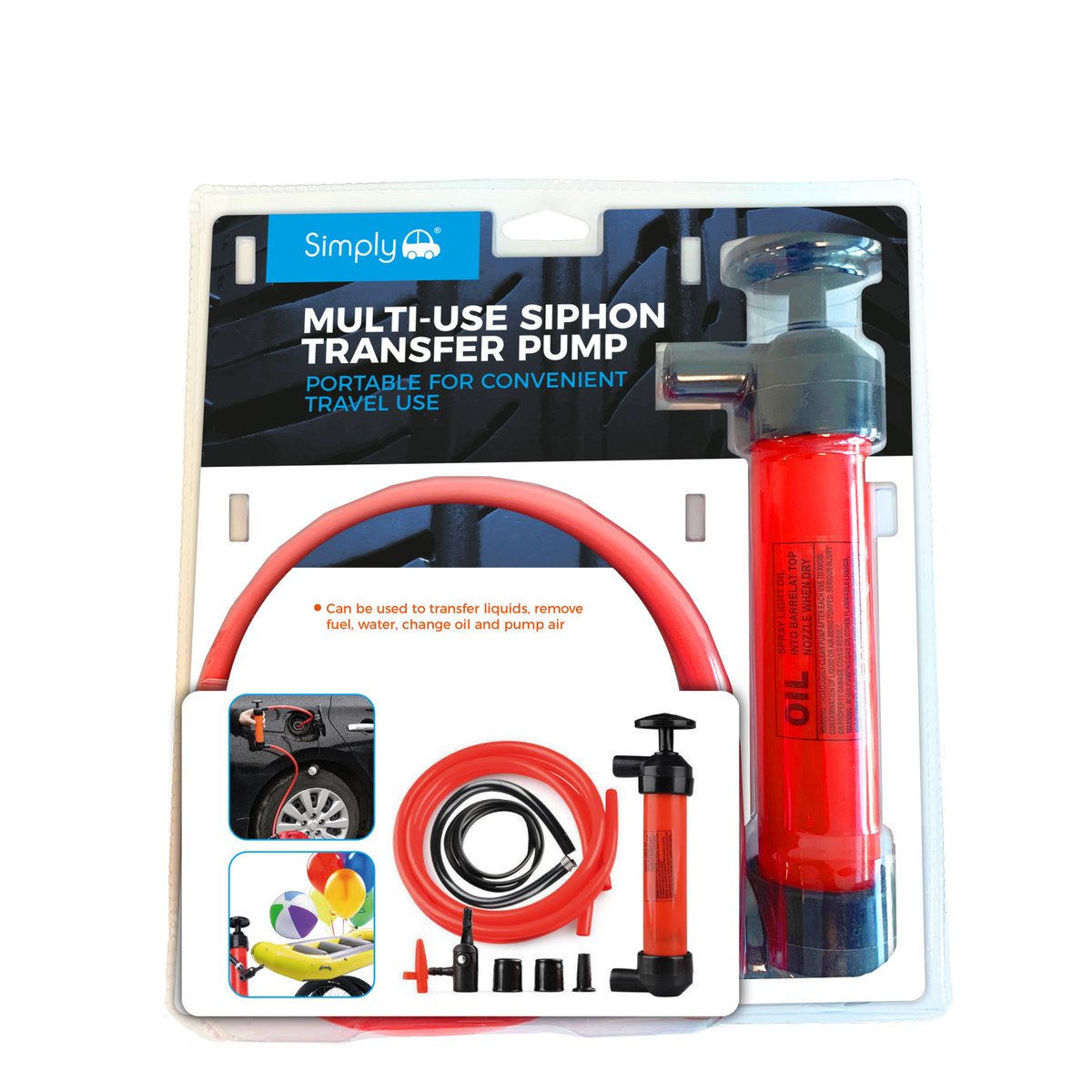 SIMPLY AUTO MULTI USE SIPHON TRANSFER PUMP
