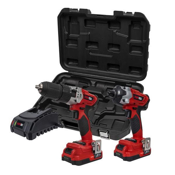 Olympia Power Tools X20S™ Twin Pack 20V 2 x 2.0Ah Li-ion