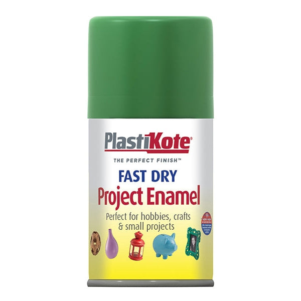 PlastiKote Fast Dry Enamel Aerosol Garden Green 100ml