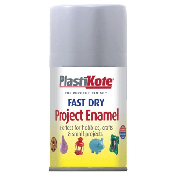 PlastiKote Fast Dry Enamel Aerosol Aluminium 100ml