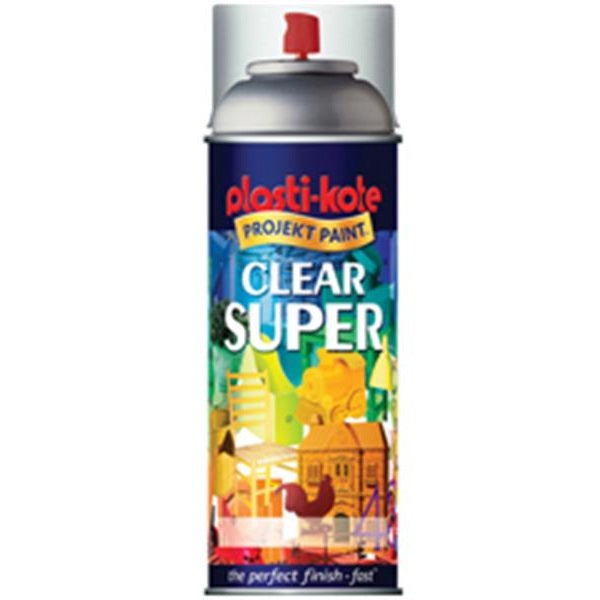PlastiKote Gloss Super Spray Clear 400ml