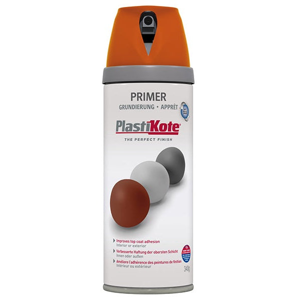 PlastiKote Twist & Spray Primer Red Oxide 400ml