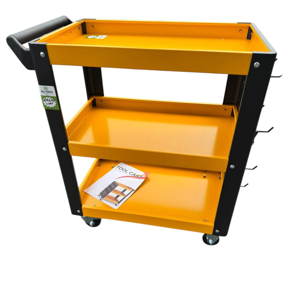 DETROIT INDUSTRIES 3 TIER TOOL CART
