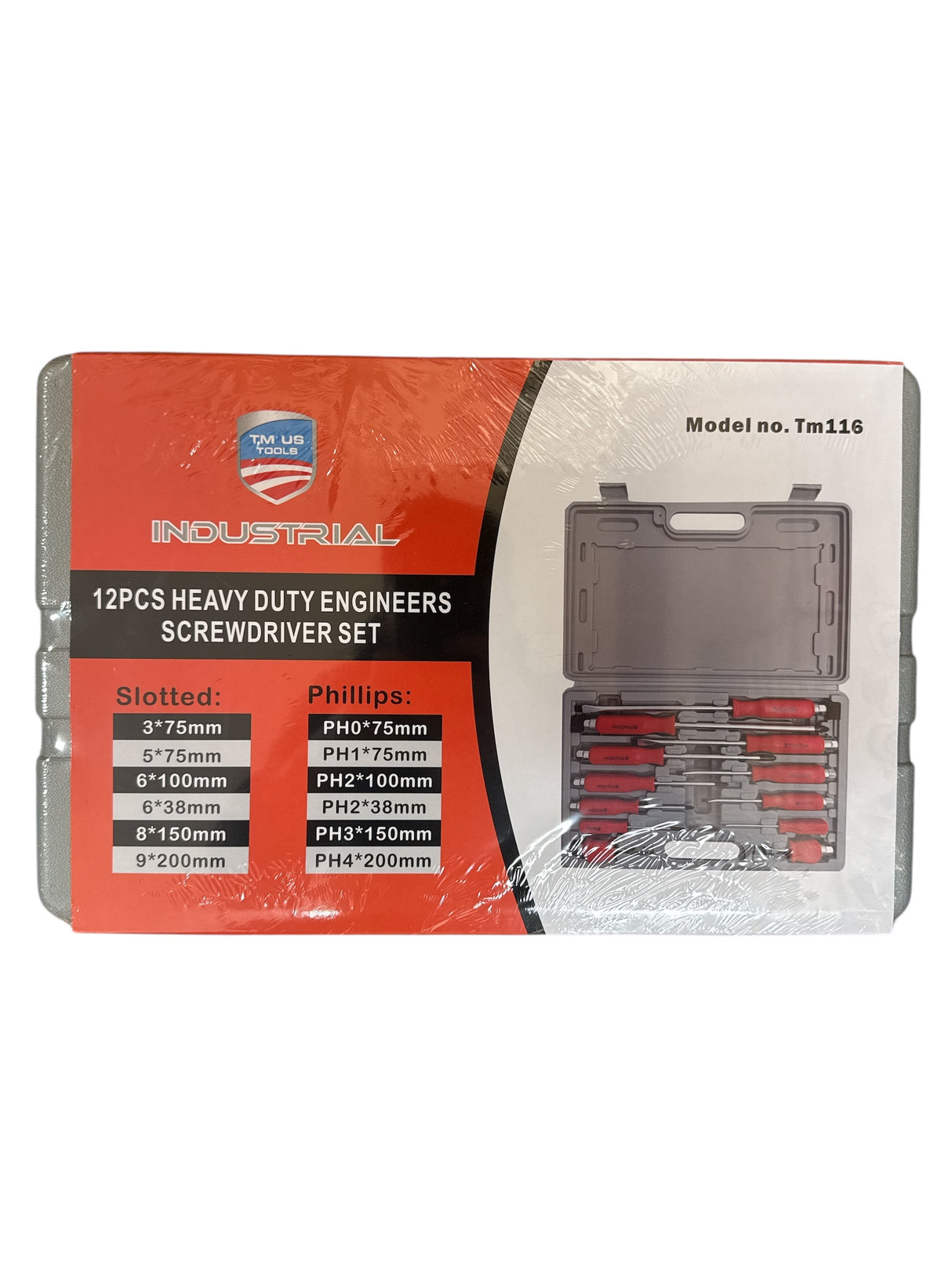 TMUS 12PC HEAVY DUTY ENGINEERS SCREWDRIVER SET