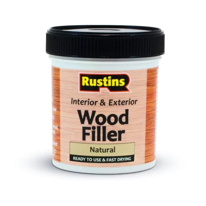 RUSTINS WOOD FILLER NATURAL 250ML