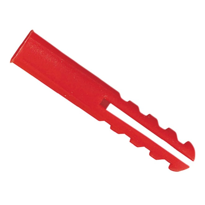Red Plastic Plugs No.6-12, 100 Pack – Watson Hire - Watson Hire