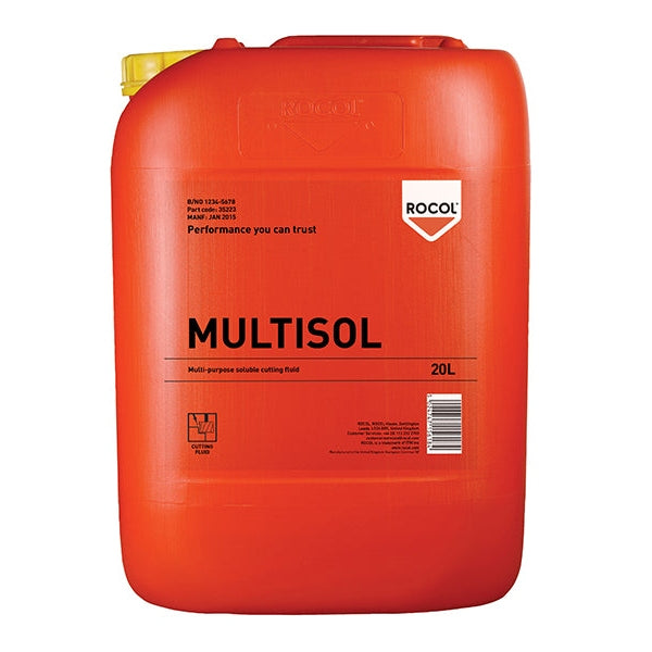 ROCOL MULTISOL Water Mix Cutting Fluid 20 litre - Watson Hire