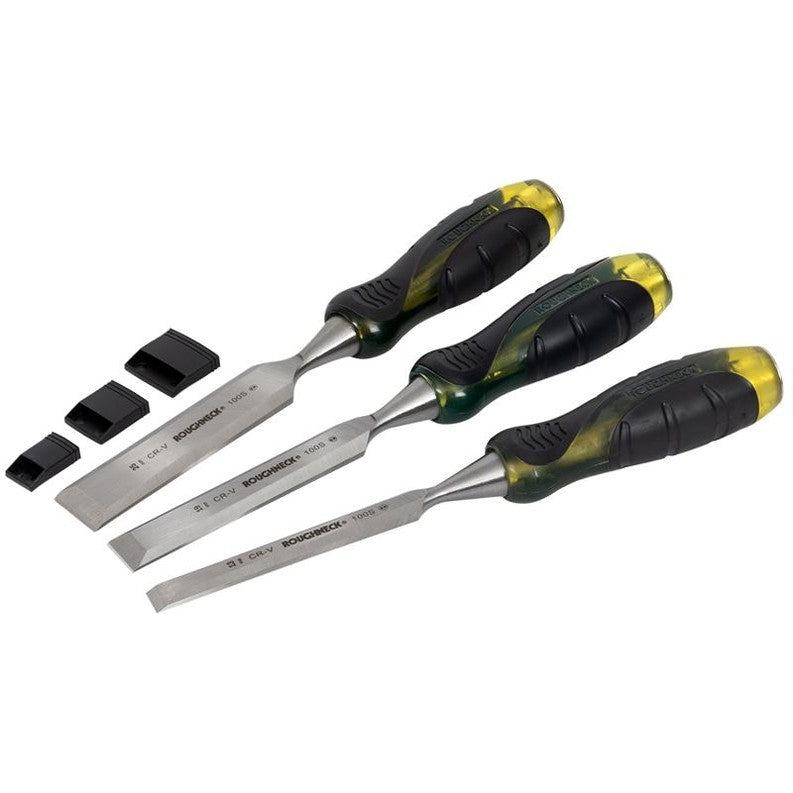 Roughneck Professional Bevel Edge Chisel Set, 3 Piece