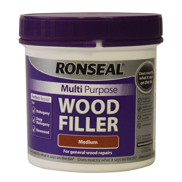 Ronseal Multipurpose Wood Filler Tub Medium 465g