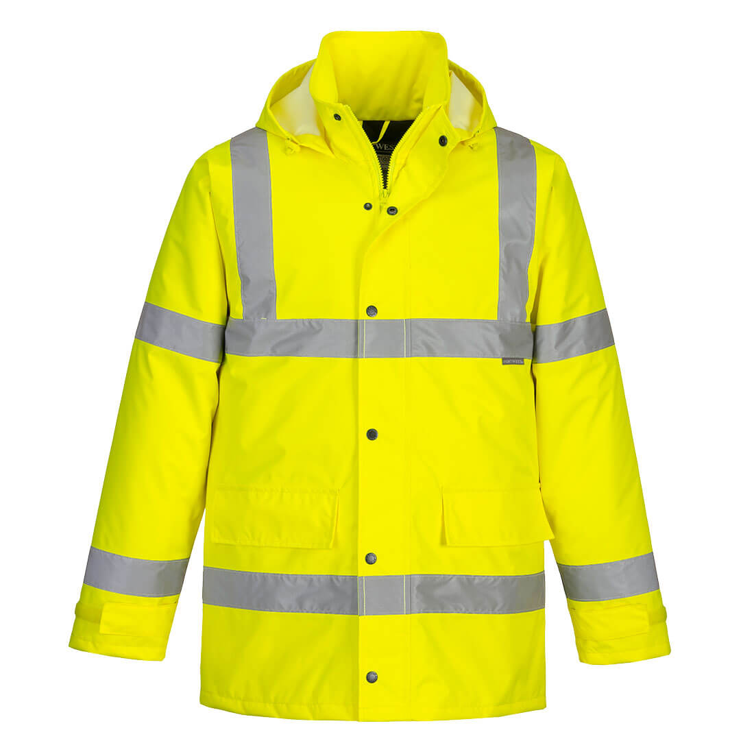 PORTWEST HI VIS TRAFFIC JACKET ORANGE